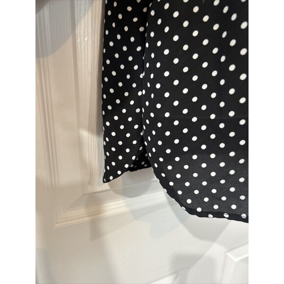 Talbots Floral & Polka Dot Chiffon Career Wear Blouse Tunic Top Plus Size 2X - Picture 5 of 11